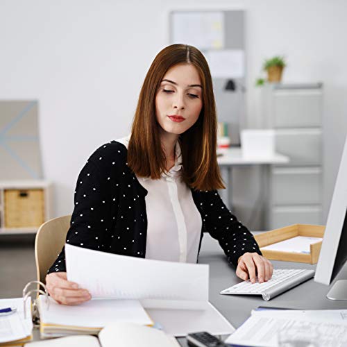 Relaxdays Dokumentenablage Holz, DIN A4 Papierfach, Büro, Natur