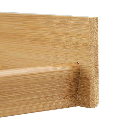 Relaxdays Dokumentenablage Holz, DIN A4 Papierfach, Büro, Natur