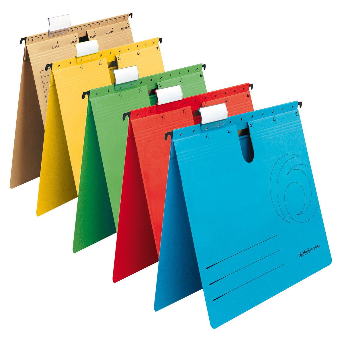 Herlitz 5874979 Hängehefter gelb 5er Packung