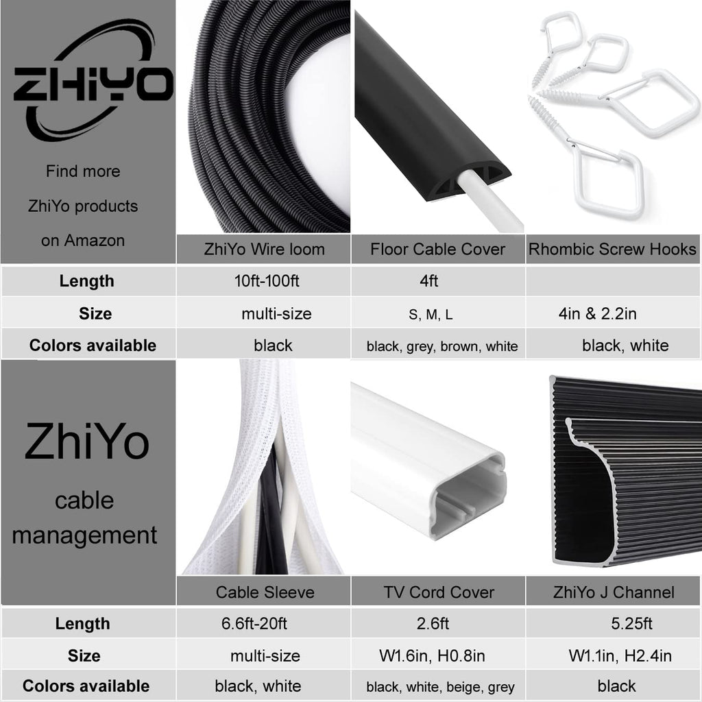 ZhiYo Kabelschlauch 15m geschlitzt | Ø6mm Flexrohr für Kfz & Elektro | Temperaturbeständig -40°C bis 125°C | Split Conduit Wellrohr Kabelschutz | Kabelkanal mit Flexibler Abdeckung
