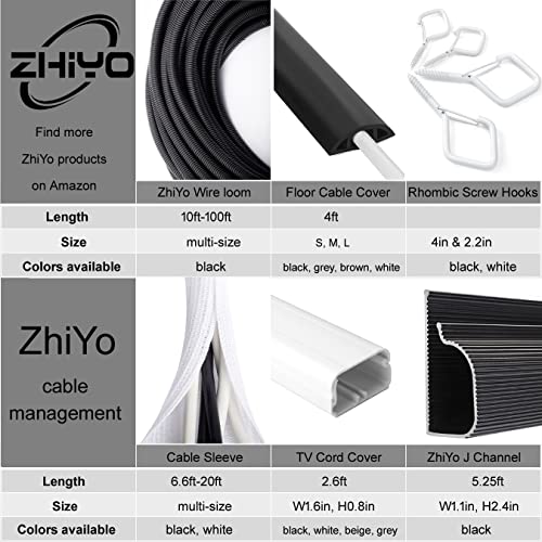 ZhiYo Kabelschlauch 15m geschlitzt | Ø6mm Flexrohr für Kfz & Elektro | Temperaturbeständig -40°C bis 125°C | Split Conduit Wellrohr Kabelschutz | Kabelkanal mit Flexibler Abdeckung