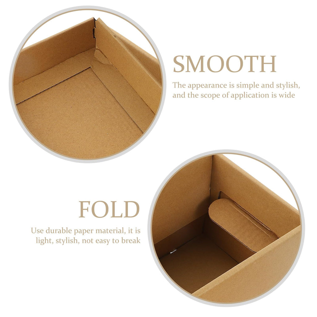 Papieraufbewahrungsboxen Stilvolles Schlichtes Design mit Deckel 2 Stück pack Große Kapazität Robust und Praktisch in Khaki für Büro und Zuhause