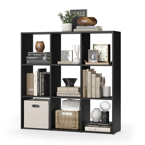 Vicco Raumteiler Nove, Schwarz, 104 x 108 cm