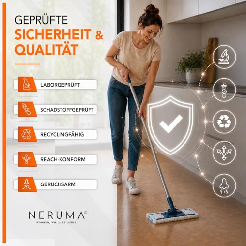 PVC Bodenschutzmatte Transparent – Bürostuhlunterlage für Hartboden & Teppich, rutschfest & langlebig – Bodenschutz Unterlage für Schreibtischstuhl, Stuhlmatte in verschiedenen Größen
