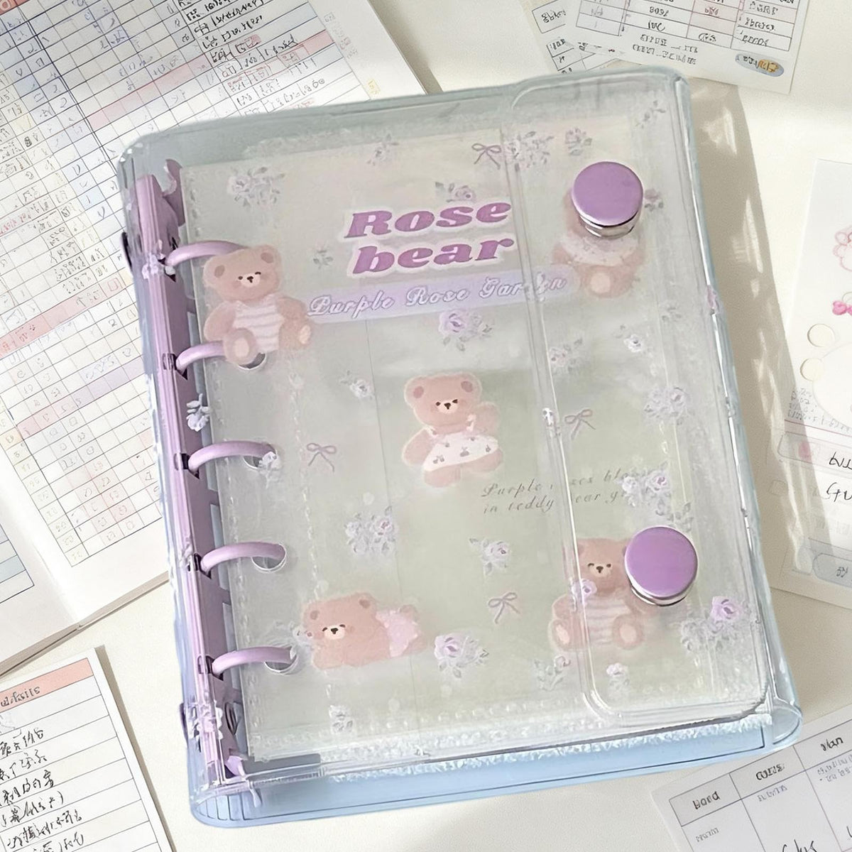 Travelers Notebook Hülle M5 Transparenter Schulbedarf