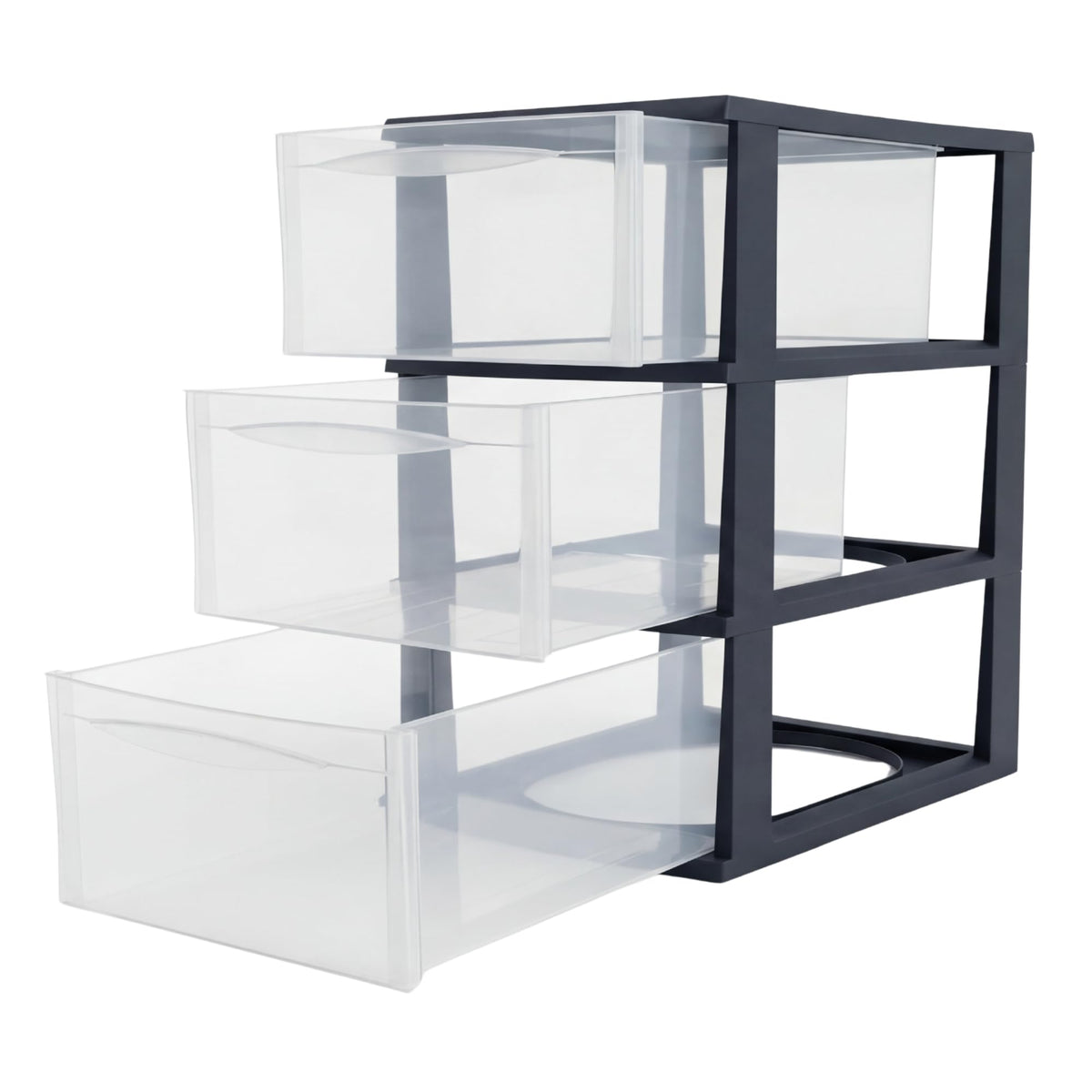 Große Schubladenbox A4 Schubladenschrank Schreibtisch Organizer Transparent