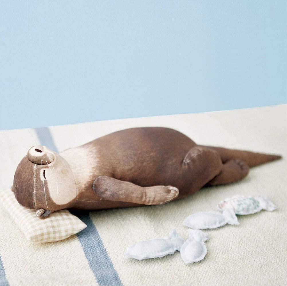 ProLeo Handgelenkstütze, 40cm Otter Handgelenk Auflage, angefülltes unten Baumwollbleistift Kasten Kissen,Kind Mädchen Weihnachtsgeburtstagsgeschenk