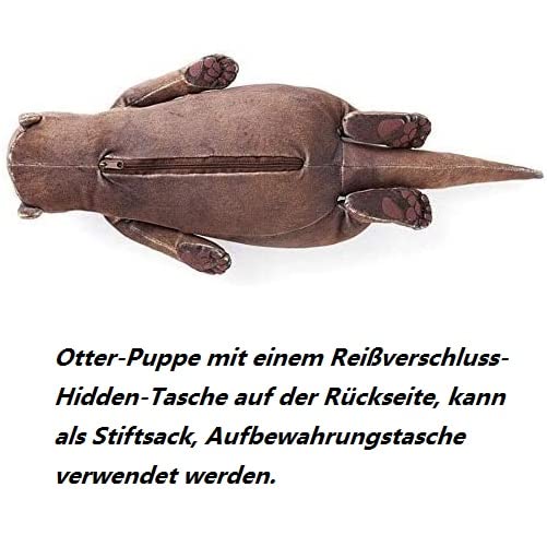 ProLeo Handgelenkstütze, 40cm Otter Handgelenk Auflage, angefülltes unten Baumwollbleistift Kasten Kissen,Kind Mädchen Weihnachtsgeburtstagsgeschenk