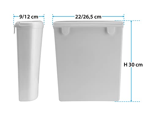 Brunner Pillar Abfalleimer + Halterung Müll Tonne Eimer Kompakt Caravan Camping