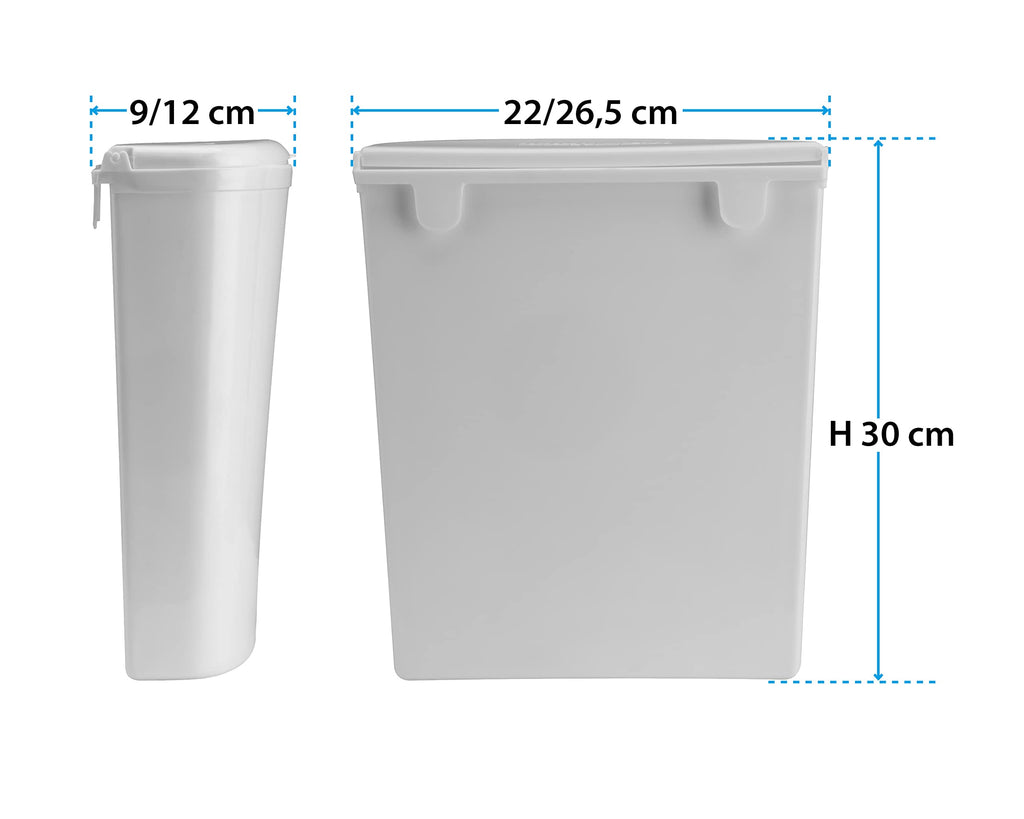 Brunner Pillar Abfalleimer + Halterung Müll Tonne Eimer Kompakt Caravan Camping