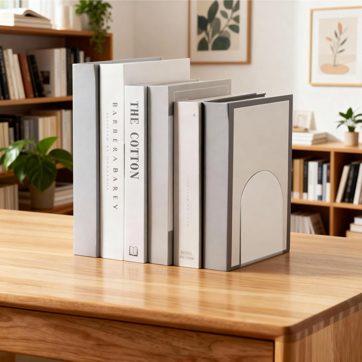 10 Stück Transparenten Buchstützen-Set, 40 Stück Anti-Rutsch-Pad-Acryl-Buchstütze, 3mm verdickt Stück Klarer Buchständer kann für Buchhalter, Bibliotheks-Buchständer, Bücherstützen, Büro-Bookends