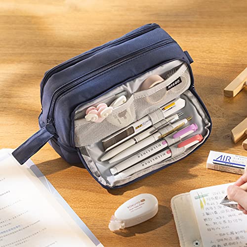 Federmäppchen Mäppchen für Jungen Mädchen Teenager, Groß Federtasche Federmappe Erwachsene Etui Schule 4 Fächer Pencil Cases