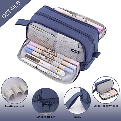 Federmäppchen Mäppchen für Jungen Mädchen Teenager, Groß Federtasche Federmappe Erwachsene Etui Schule 4 Fächer Pencil Cases