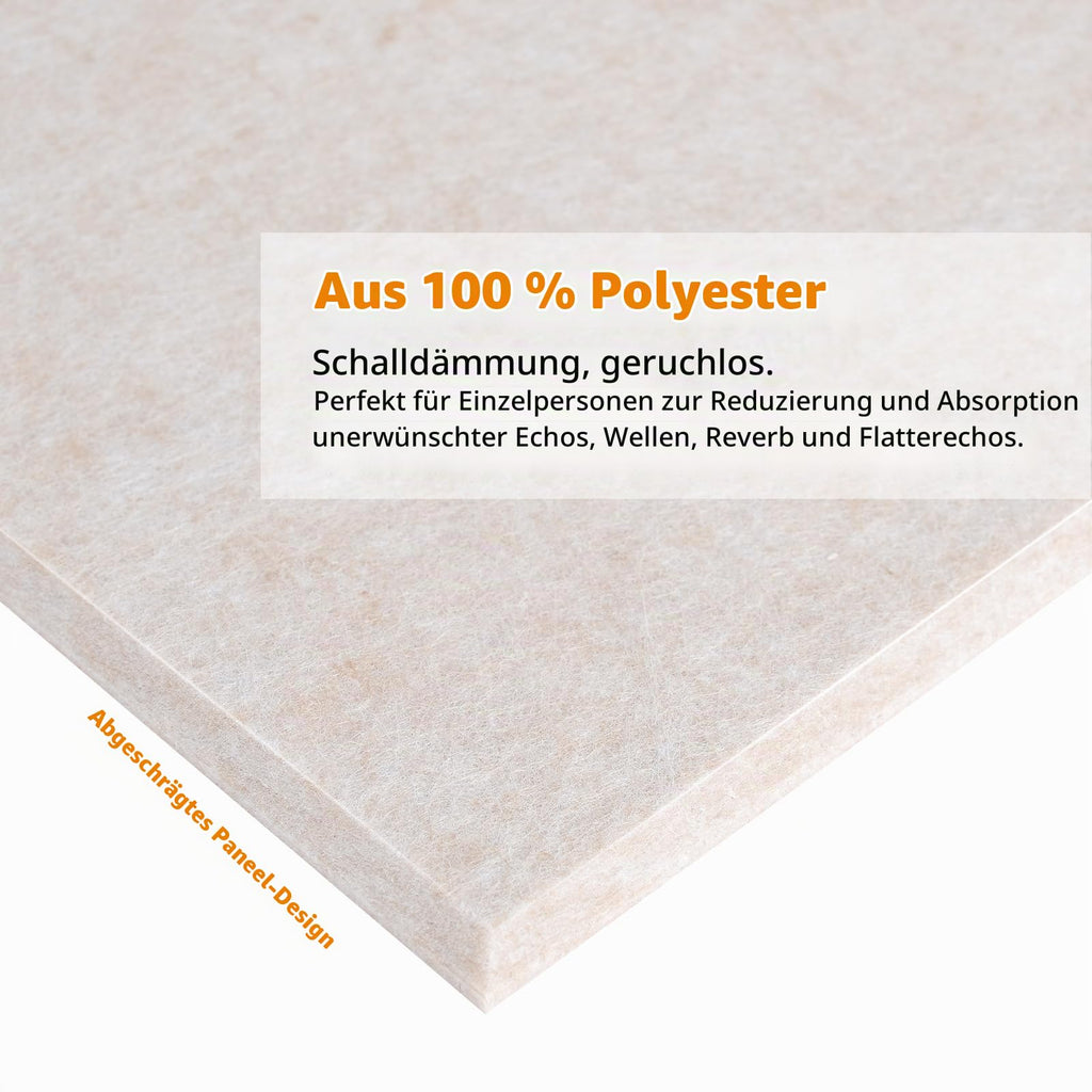 Hexagon Akustikpaneele Selbstklebend, Acoustic Panel, 12 Stück