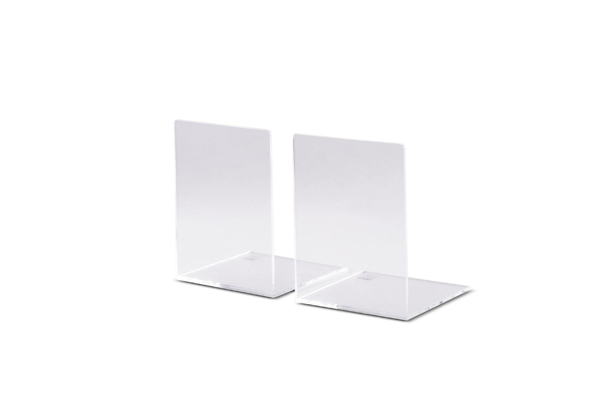 MAUL Buchstütze transparent Acryl Set glasklar fürs Büro