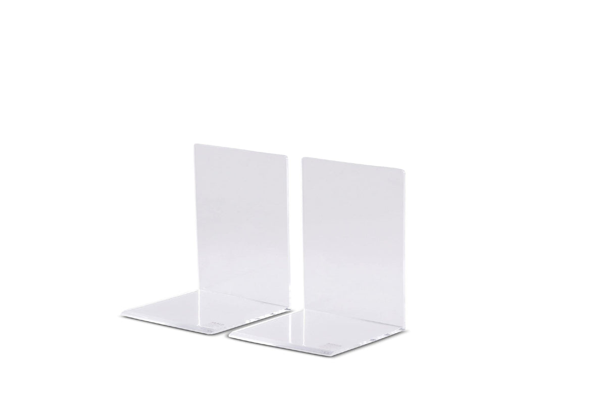 MAUL Buchstütze transparent Acryl Set glasklar fürs Büro