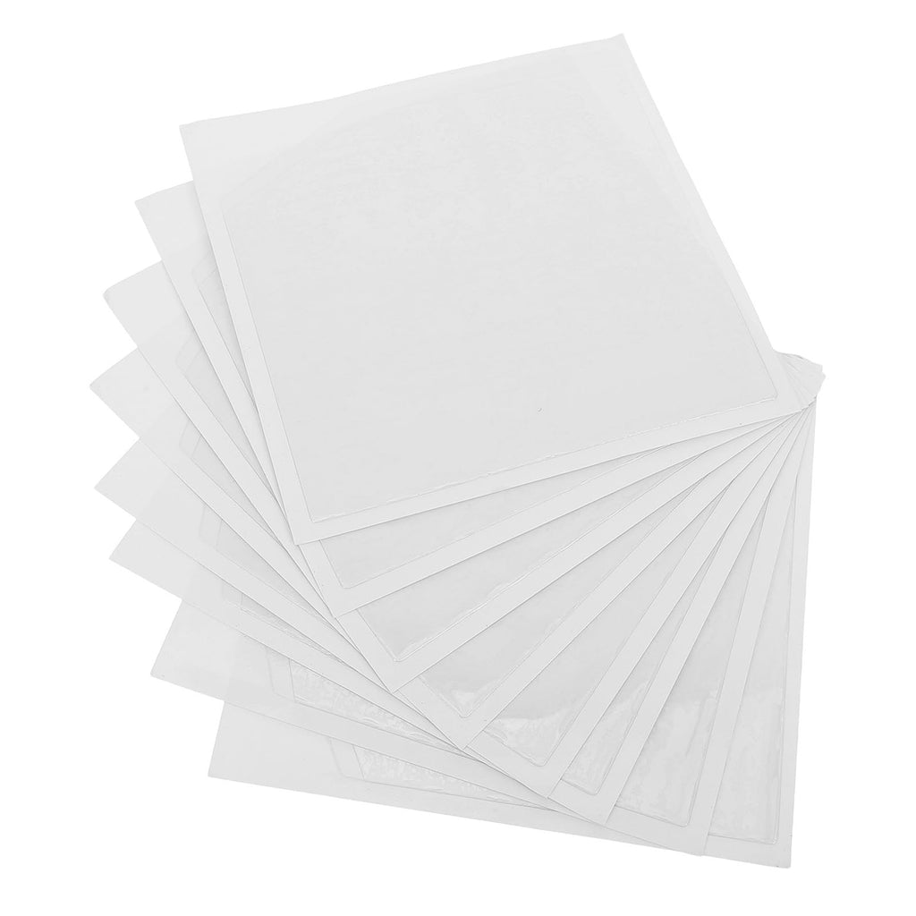 8 Stück Selbstklebende Transparente Kartenhüllen aus PVC