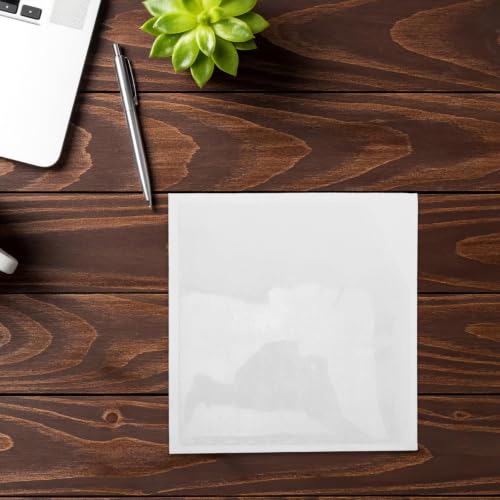 8 Stück Selbstklebende Transparente Kartenhüllen aus PVC