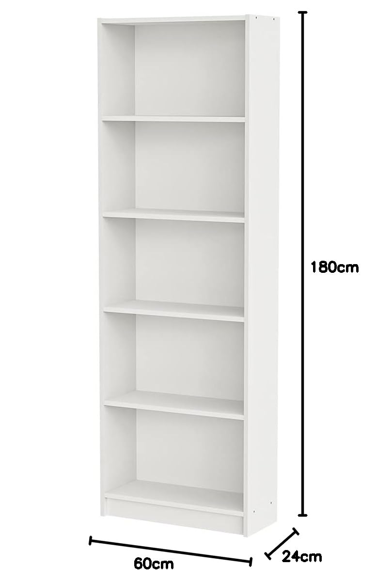 Ikea GERSBY Bücherregal in weiß; (60x180cm)