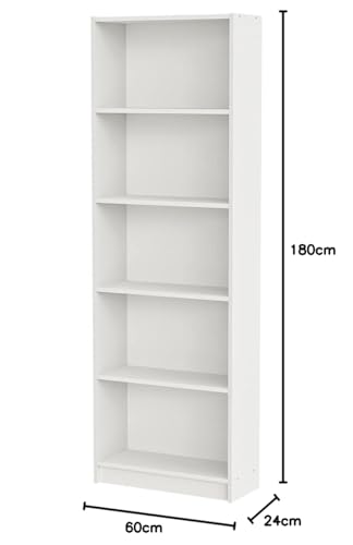 Ikea GERSBY Bücherregal in weiß; (60x180cm)