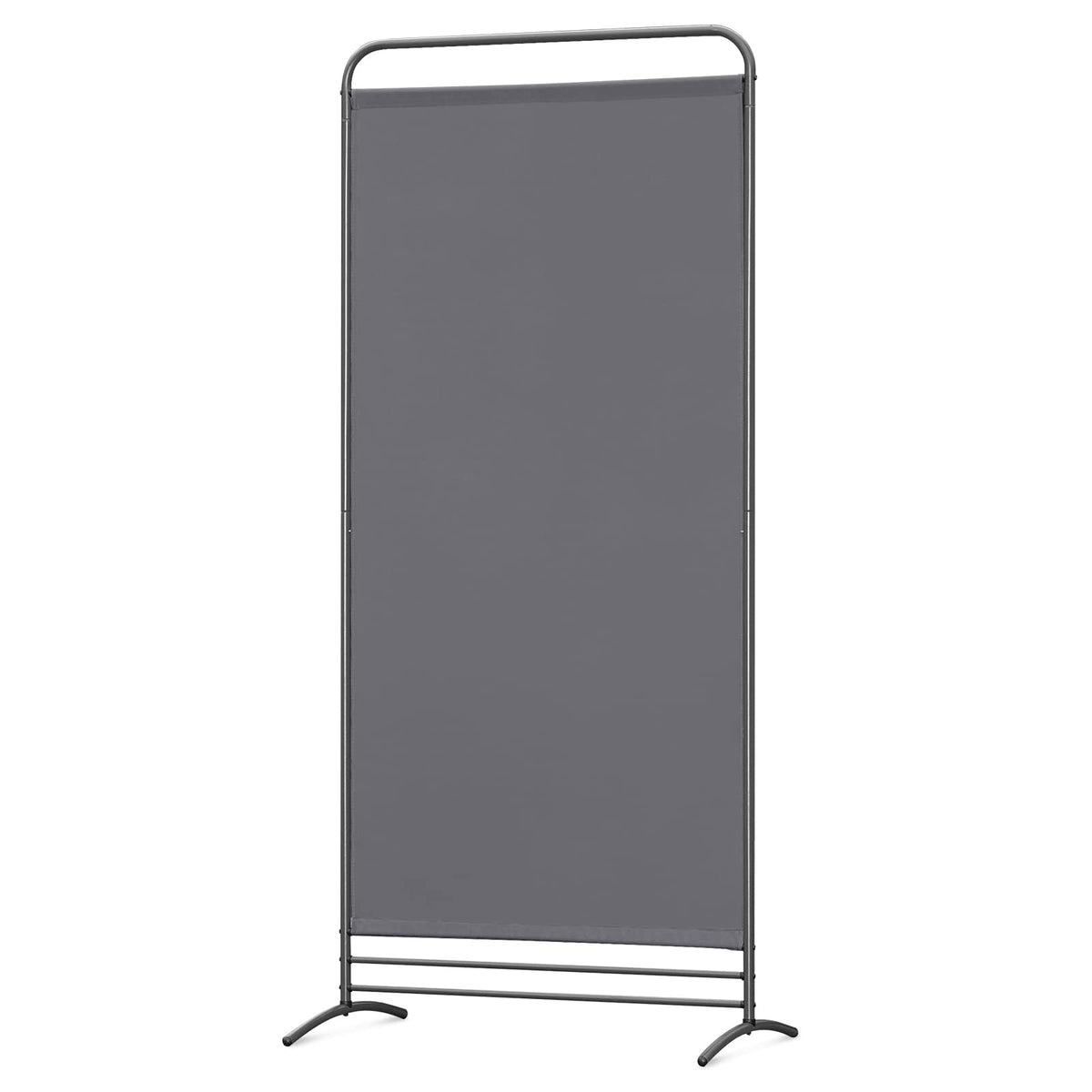Angel Living Paravent 1 Teilig Klappbar Raumteiler Freistehend Sichtschutzwand Raumteiler Stellwand Trennwand Sichtschutz für Büros, Balkon,Schlafzimmer,Außengarten,81cm x 180cm Grau