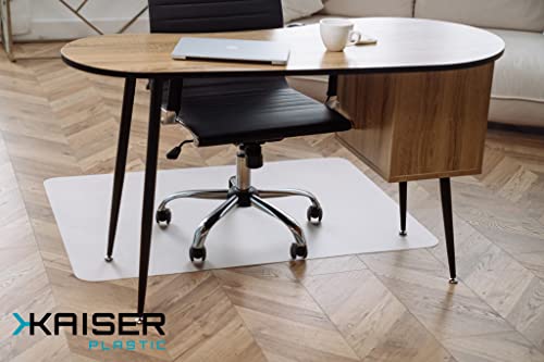 KAISER plastic® Bodenschutzmatte | 90 x 120 cm | Hartboden | Made-in-Germany