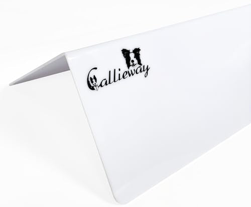 Callieway Aufsteller DIN A4 Querformat – Tisch-/Werbeaufsteller, Schilderhalter wetterfest für Rally Obedience, 25 Stück