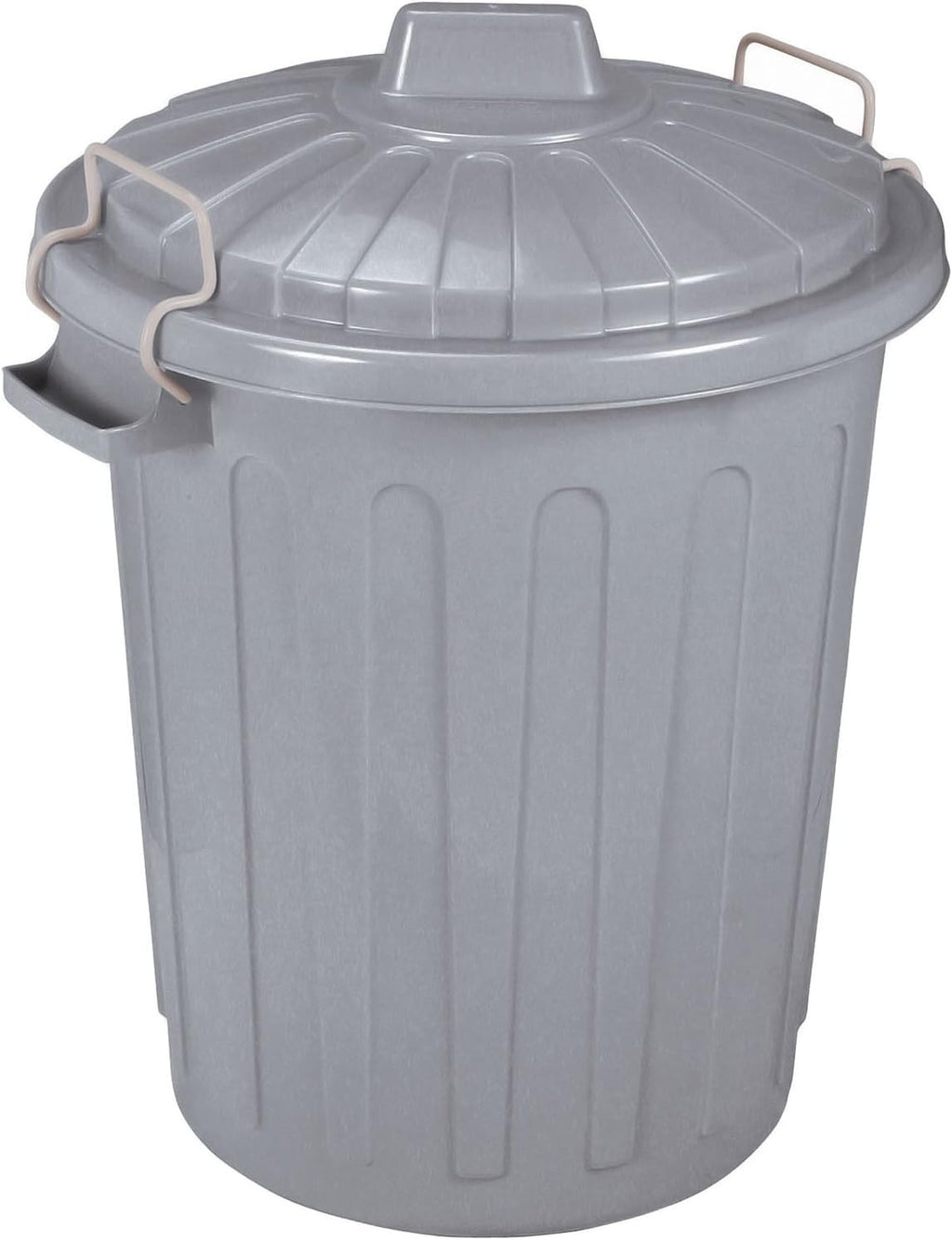 Curver 04128-Y25-41 Abfalltonne Oscar, Plastik, grau, 40 x 35 x 45 cm
