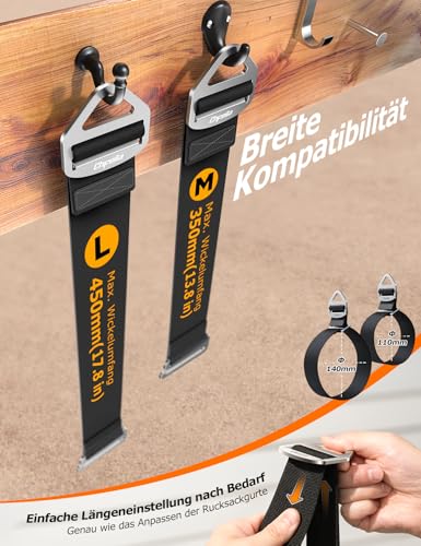Verlängerungskabel-Organizer, 4er-Pack, mit Einhandbedienung, Verstellbar