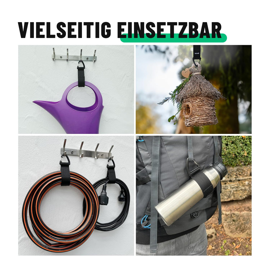 greate 6er Pack Verlängerungskabel Organizer & Aufhänger bis 22kg