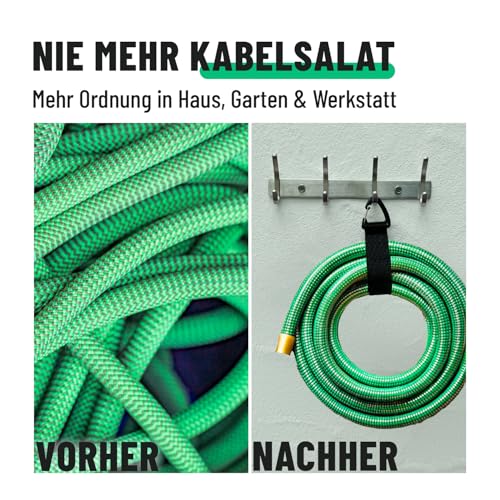 greate 6er Pack Verlängerungskabel Organizer & Aufhänger bis 22kg