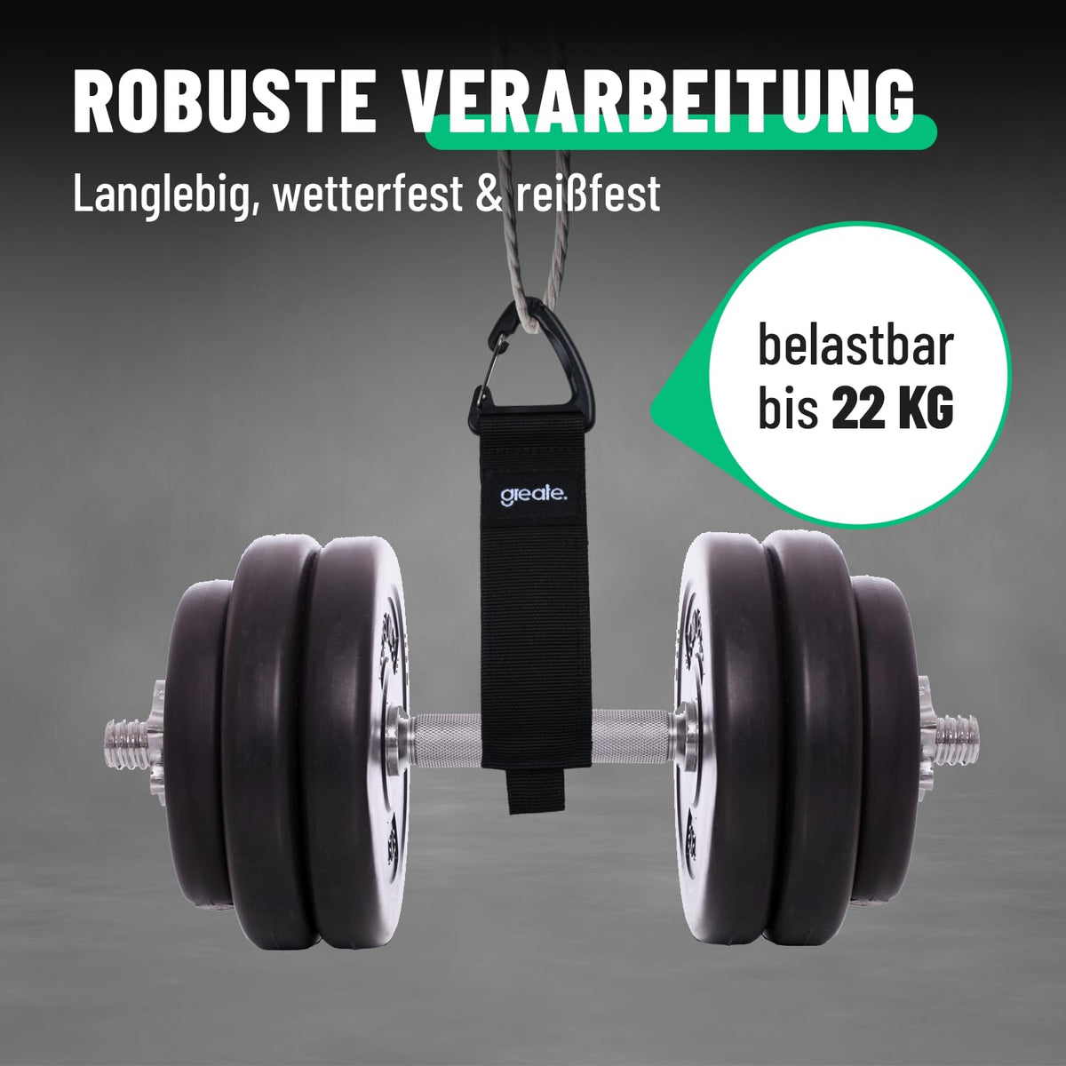greate 6er Pack Verlängerungskabel Organizer & Aufhänger bis 22kg