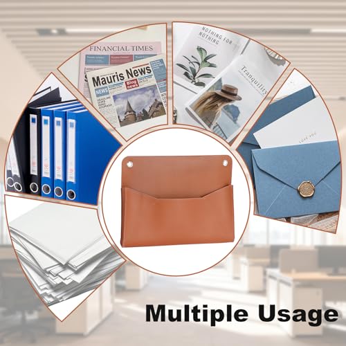 Leder Dokumententasche A4 Hängend Zeitschriftenständer 34x24,5cm