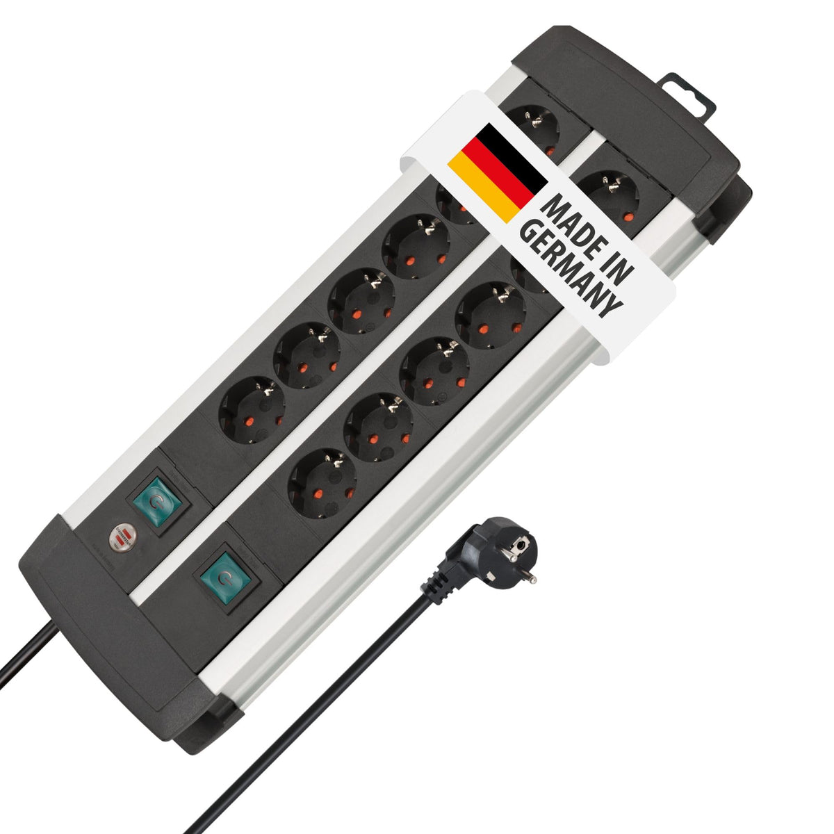 Brennenstuhl Premium-Alu-Line Steckdosenleiste 12-Fach, 3m