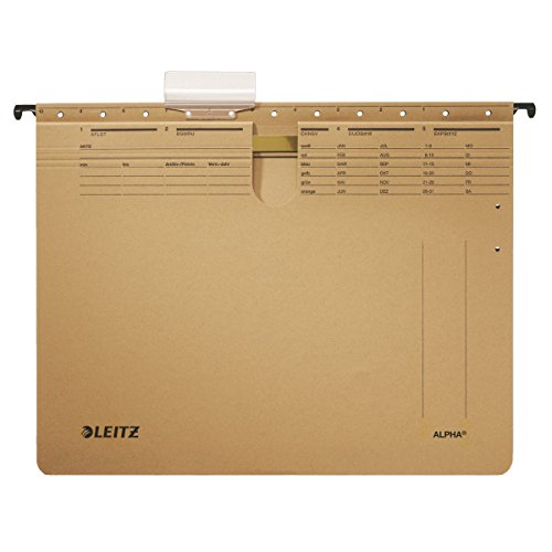 Leitz Hängehefter Alpha/1914 – 00 – 00 naturbraun Inh. -a4-lot-25