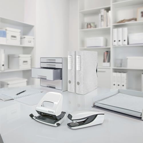 Leitz WOW Briefkorb, perlweiß /grau, 53611001