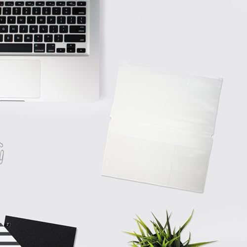 6 Stück Transparenter Mattierter Reißverschlussbeutel aus PVC