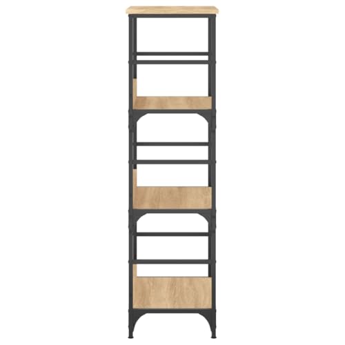 vidaXL Bücherregal Sonoma-Eiche 50x33x117,5 cm Holzwerkstoff