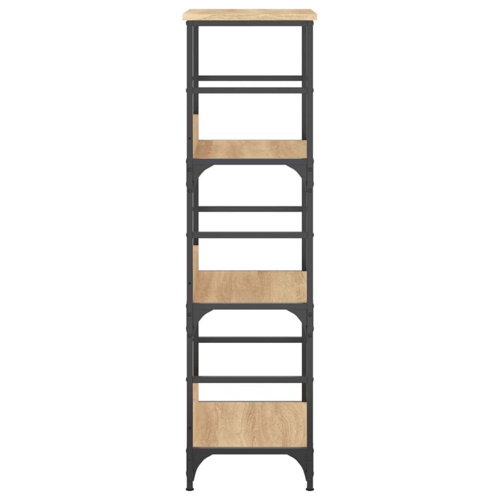 vidaXL Bücherregal Sonoma-Eiche 50x33x117,5 cm Holzwerkstoff