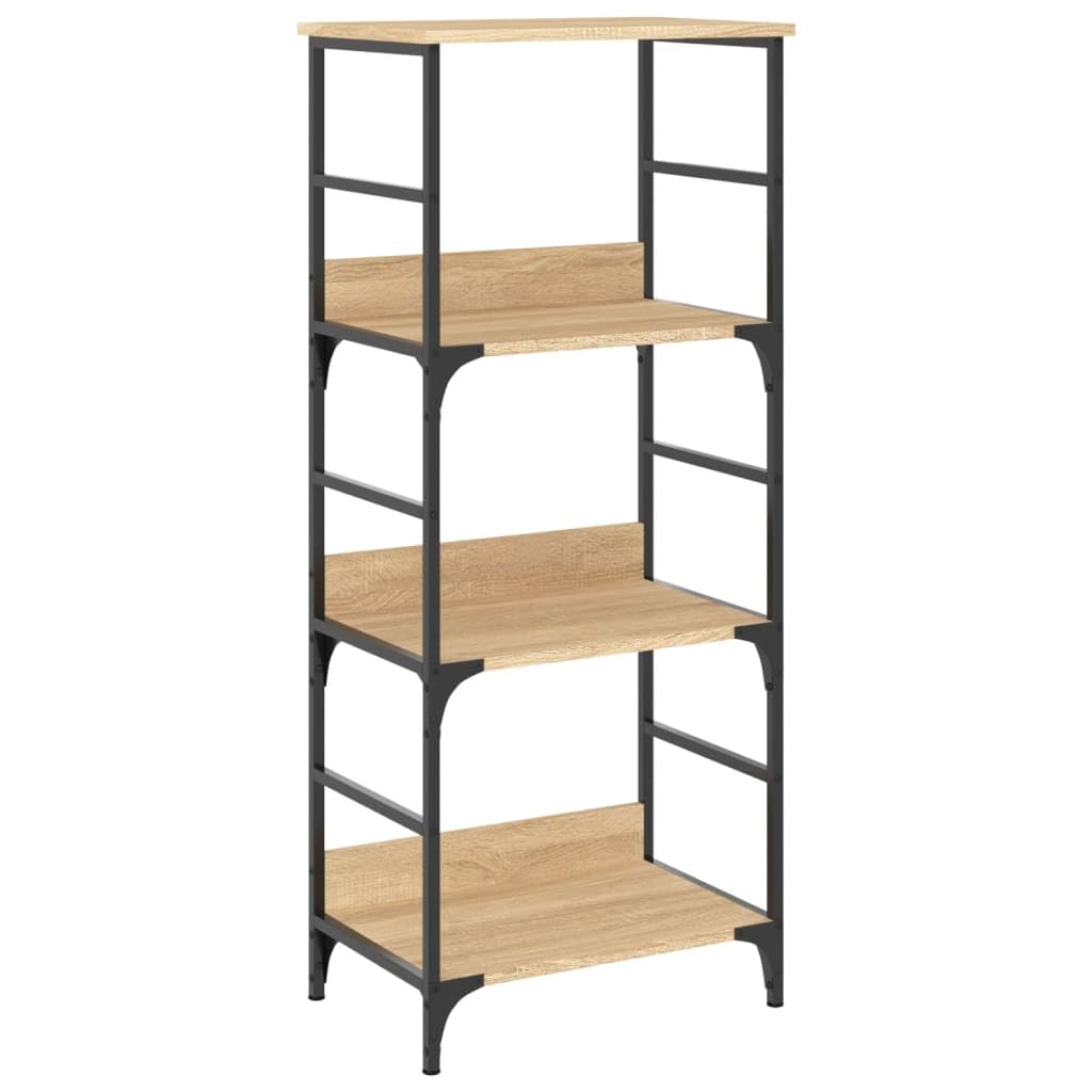 vidaXL Bücherregal Sonoma-Eiche 50x33x117,5 cm Holzwerkstoff
