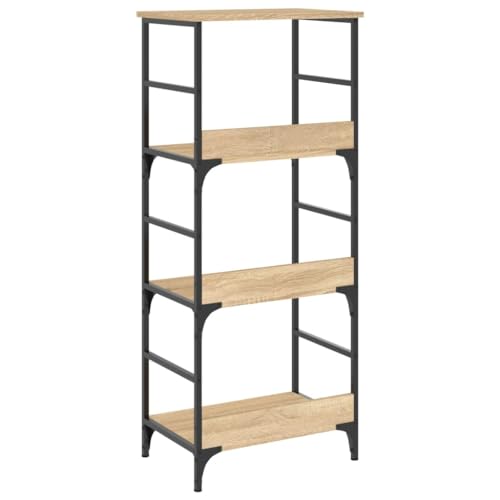 vidaXL Bücherregal Sonoma-Eiche 50x33x117,5 cm Holzwerkstoff