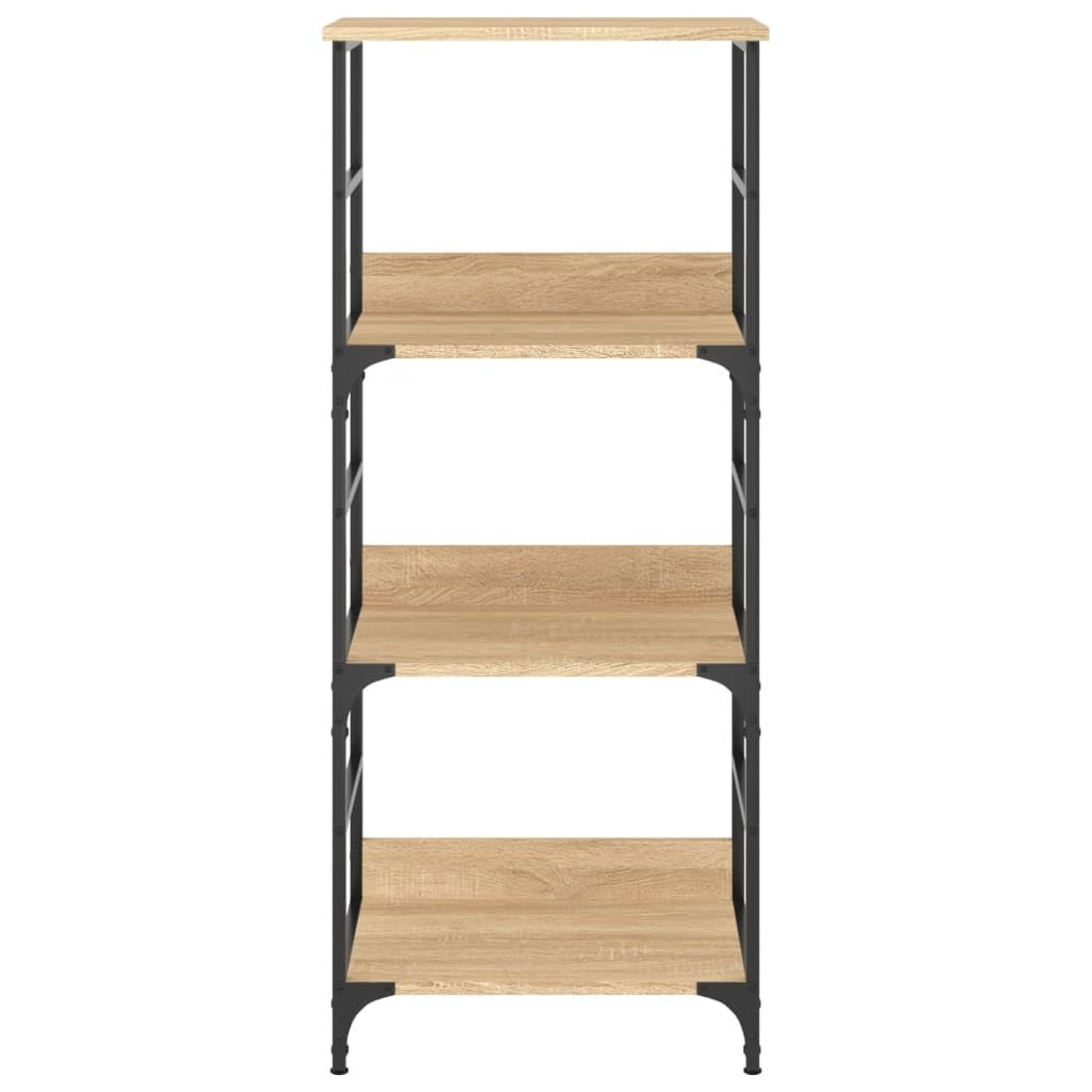 vidaXL Bücherregal Sonoma-Eiche 50x33x117,5 cm Holzwerkstoff