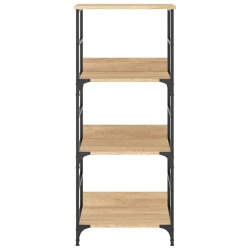 vidaXL Bücherregal Sonoma-Eiche 50x33x117,5 cm Holzwerkstoff