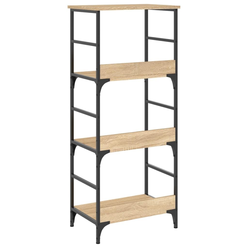 vidaXL Bücherregal Sonoma-Eiche 50x33x117,5 cm Holzwerkstoff