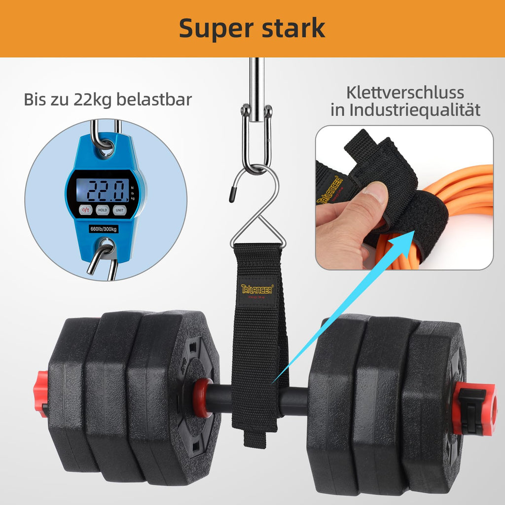 Trilancer Verlängerungskabel-Organizer & Aufhänger bis 22 kg (6er Pack)