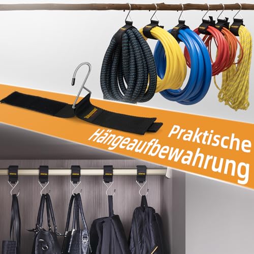 Trilancer Verlängerungskabel-Organizer & Aufhänger bis 22 kg (6er Pack)