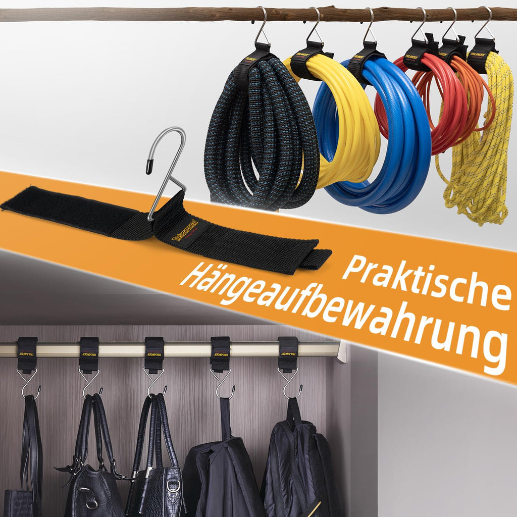 Trilancer Verlängerungskabel-Organizer & Aufhänger bis 22 kg (6er Pack)