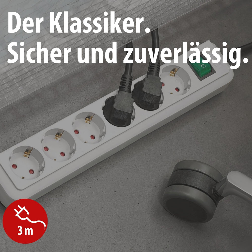 Brennenstuhl Eco-Line, Steckdosenleiste 6-Fach