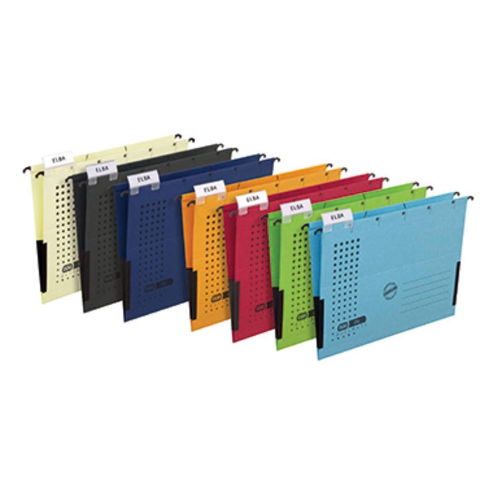 Elba Hängetasche Chic, 5er Pack, DIN A4, Karton, anthrazit, 100560175, 5 Stück