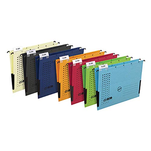 Elba Hängetasche Chic, 5er Pack, DIN A4, Karton, anthrazit, 100560175, 5 Stück